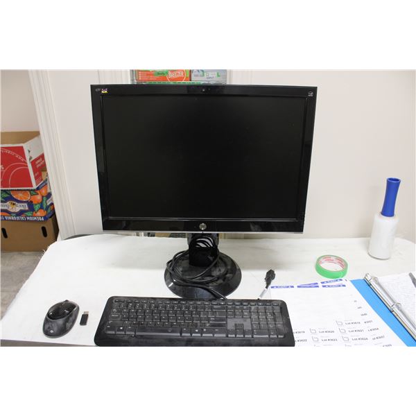 Monitor Keyboard and Cordless Mouse