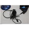 Image 4 : Blue Desk Lamp Bike Lock Headphones