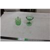 Image 1 : 2 Pieces of Green Glass
