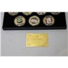 Image 2 : Casino - Collection (10) Gold Plated Medallions