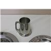 Image 4 : (2X THE MONEY) Wilton Pewter Trays with Beer Stein