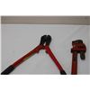 Image 2 : Pipe Wrench and Bolt Cutters