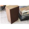 Image 2 : Speakers With The Players Disk Player VCR