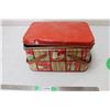 Image 1 : Vintage Metal Picnic Basket with Contents
