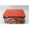 Image 2 : Vintage Metal Picnic Basket with Contents
