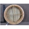 Image 2 : Indigenous Tea Drum with Painted Eagle on Rawhide