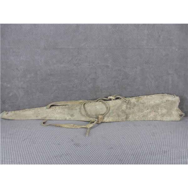 Primitive Leather Gun Case - Aproximately 38"