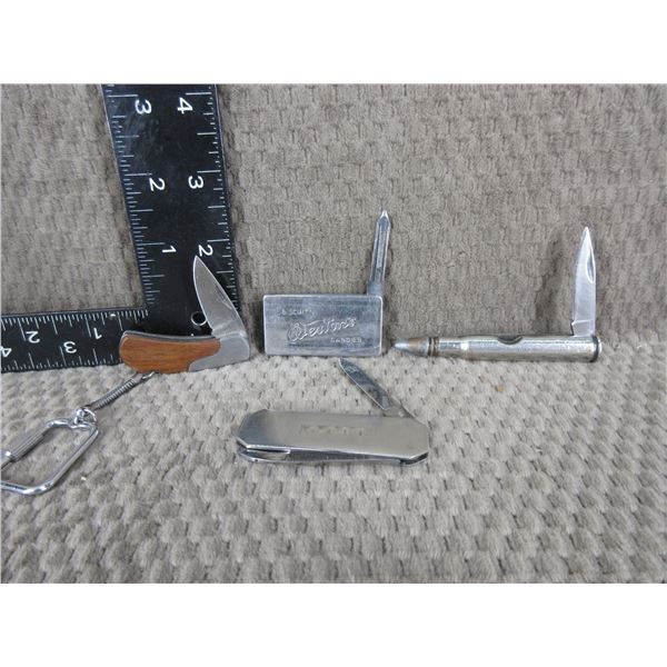 4 Pocket Knives/Money Clips