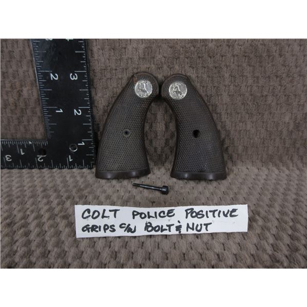 Colt Police Positive Grips with Screw & Nut