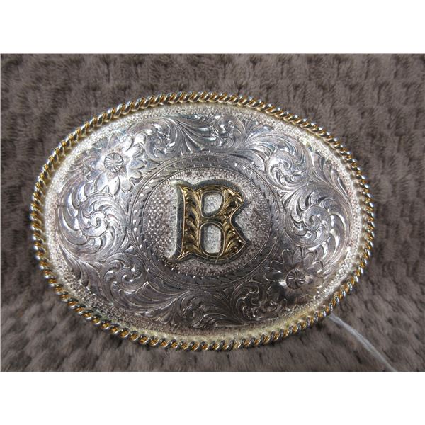Western Belt Buckle -  Montana Silversmith