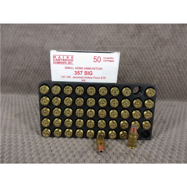 357 SIG. 147 gr, JHP XTP, Maine - Box of 50