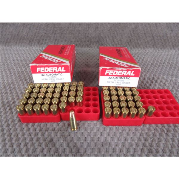 32 Auto, 71 gr, MCB, Federal - Box of 39 Box of 26