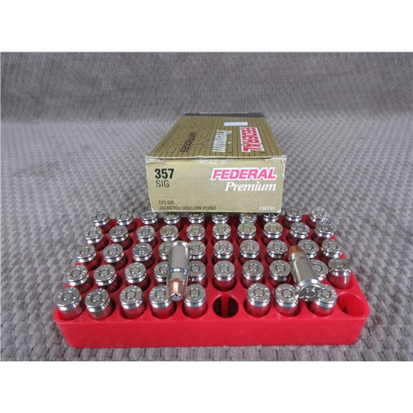 357 SIG. 125 gr, JHP, Federal - Box of 50