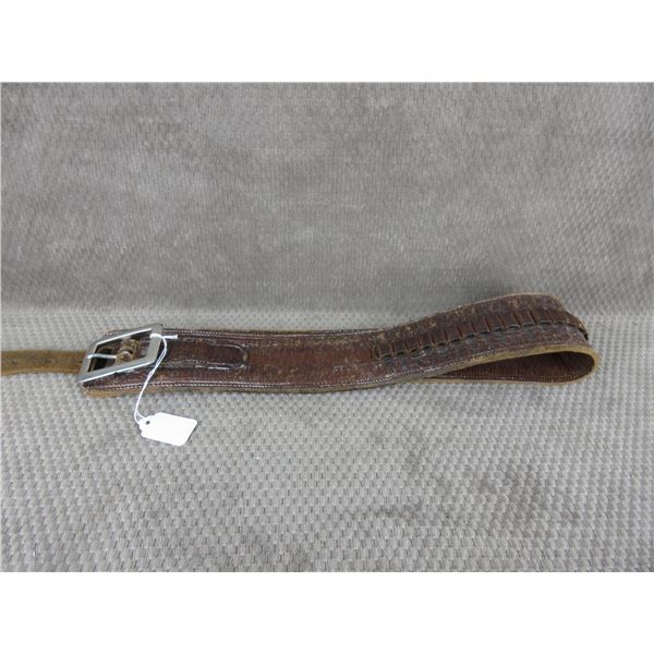 Vintage Leather Ammunition Belt