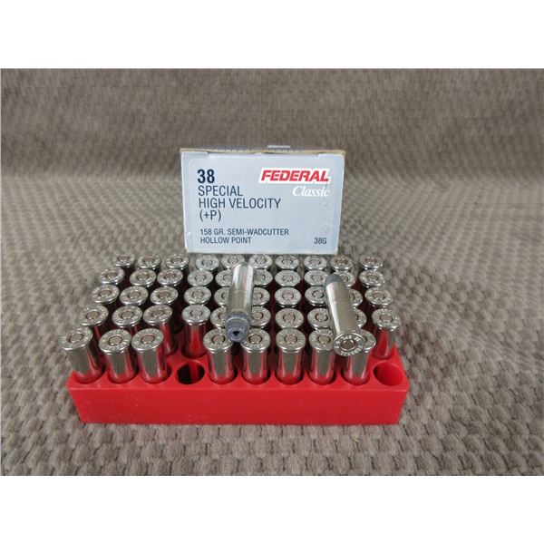 38 Special, 158 gr, SW, Federal - Box of 50
