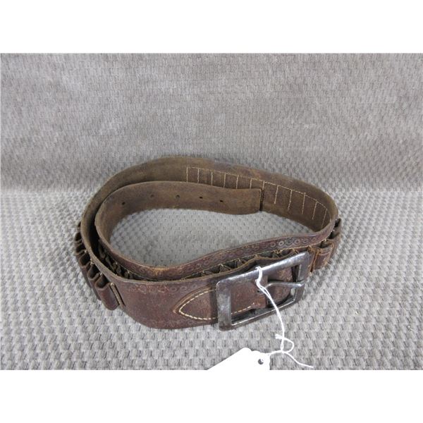Vintage Leather Ammunition Belt