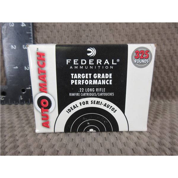 22 Long Rifle, 40 gr, Solid Federal - Box of 325 Unopened