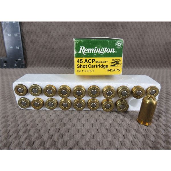 45 ACP #12 Shot Remington - Box 20