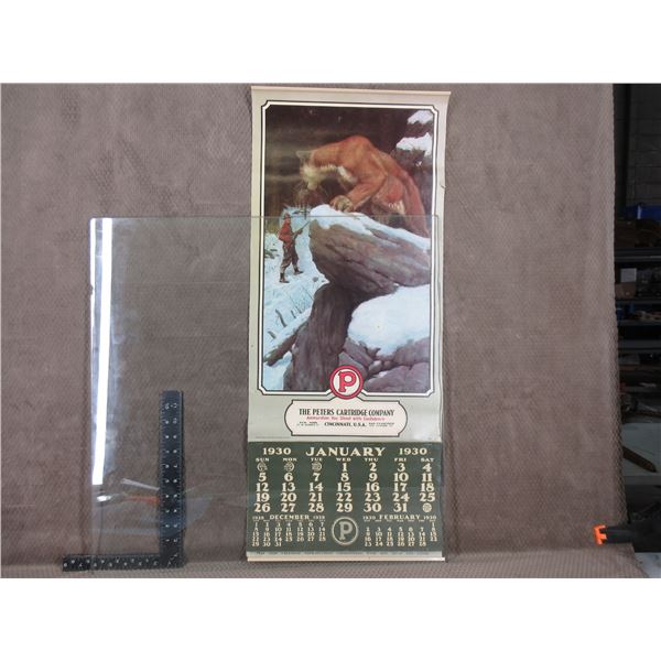 Peters Cartridge Company 1930 Calender - Reproduction