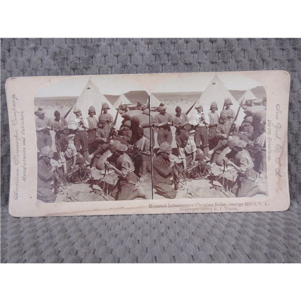 Steroscope Card South Africa Boer War ERA