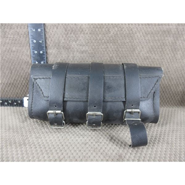 Leather Motorcycle Handle Bar Bag