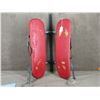 Image 2 : Wooden Red Color Pack Saddle - Custom Pack Rigging