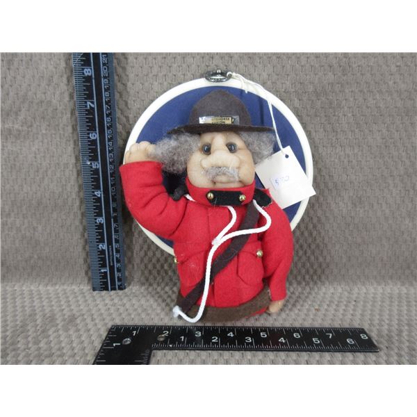 RCMP Wall Hanger by Husky House Crafts Made in Yukon
