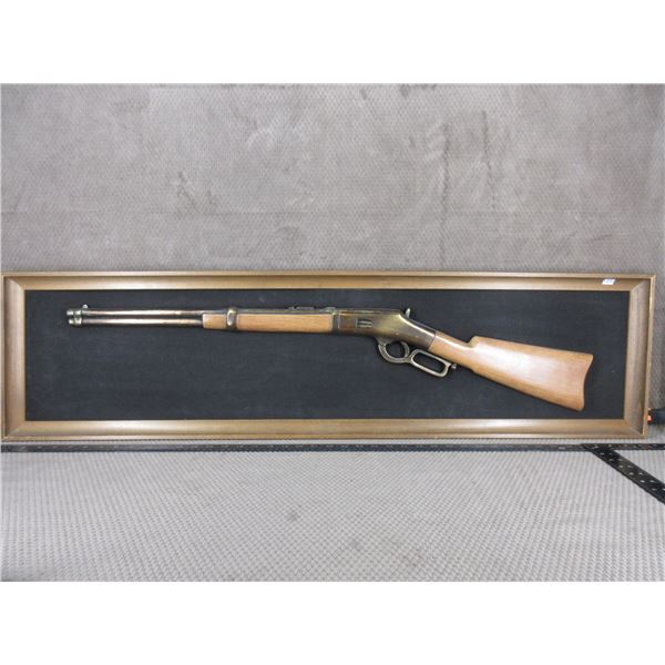 Man Cave Art of a Lever Action Gun 44 1/2" X 11 1/2 X 1 1/2