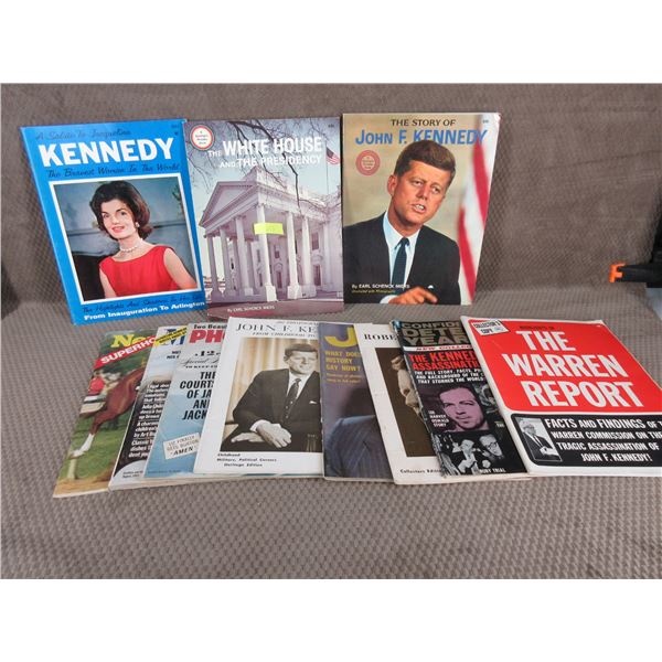 11 Vintage Magazine & Special Reports on JFK