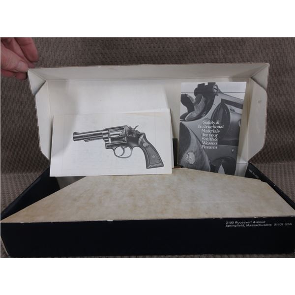 S&W Model 10 Empty Box with some papers