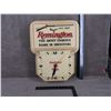 Image 1 : Vintage Remington Lighted Clock Sign (Clock Works)
