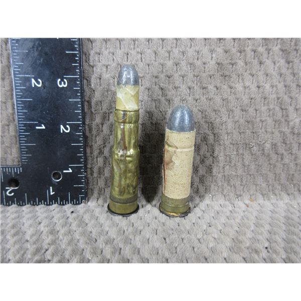 2 Collectible Cartridges - 577 Snider Paper & 557/450 Rolled