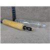 Image 1 : 2 Rolling Pins - 1 Glass missing Lid, 1 Wood missing handle