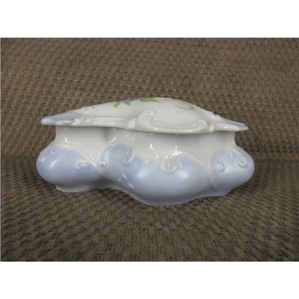 Forget Me Not Dish with Lid