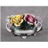Image 3 : Capodimonte Hand Painted Italian Porcelain Flower Basket