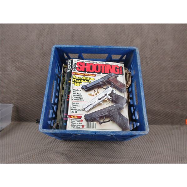 Milk Crate of Gun Magazines