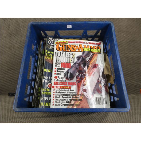 Milk Crate of Gun Magazines