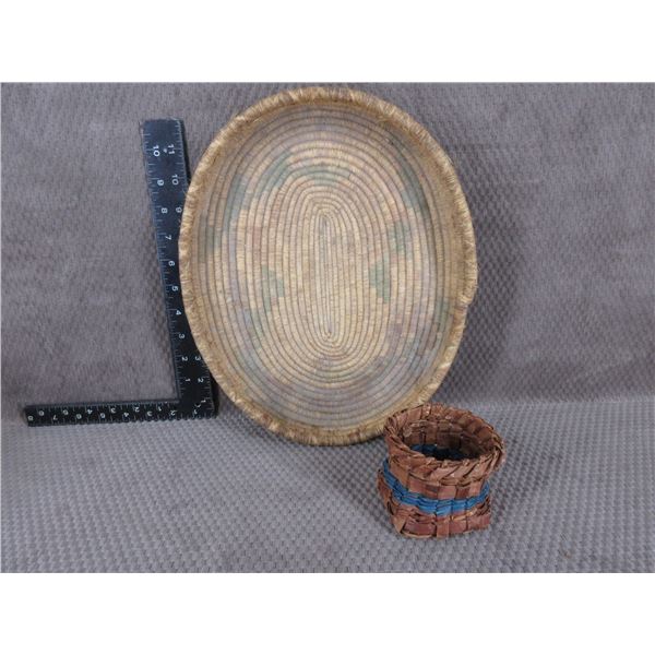 Indigenous Weaved Baskets - 2 Baskets