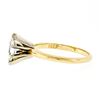 Image 7 : New 14kt Yellow and White Gold 0.41 ctw Marquise Diamond Solitaire Ring