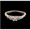 Image 1 : 14KT White Gold 0.33 ctw Diamond Ring