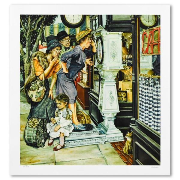 Susan Brabeau, "The Weigh Machine" Limited Edition Seriolithogrpah, Numbered and