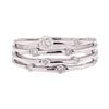 Image 2 : 0.36 ctw Diamond Band - 14KT White Gold