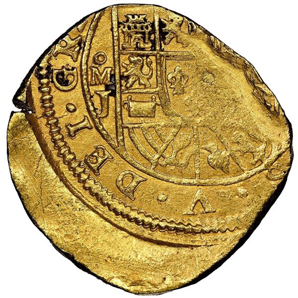 Mexico City, Mexico, cob 8 escudos, (1714)J, variety with date on reverse ("GRAT"), NGC MS 61, ex-17