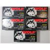 Image 2 : 5 Boxes, 250 Rounds, Of Wolf Auto Ammo- 230 GR Copper FMJ- Steel Case