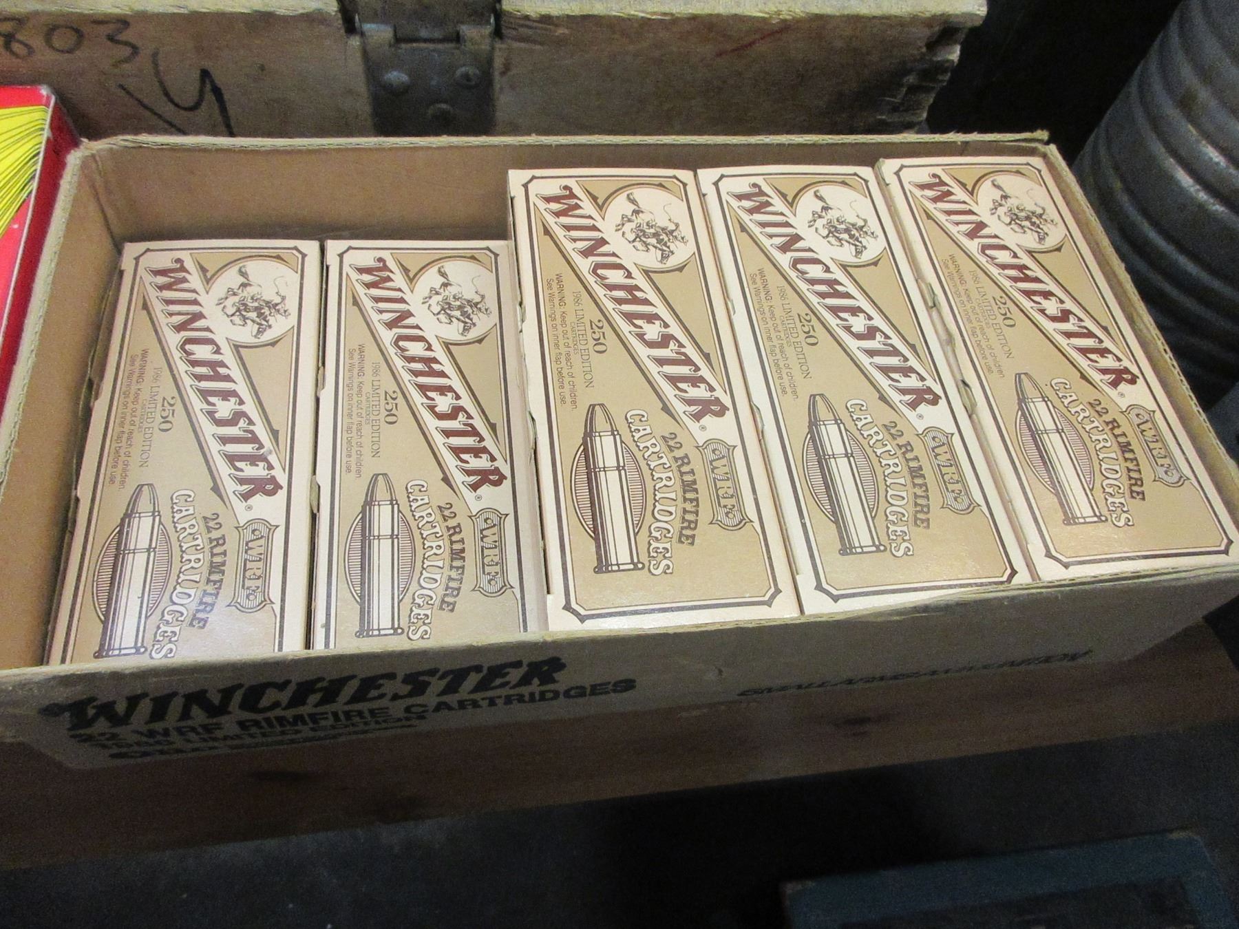 22 Rimless 2,000 Rounds Of Winchester .22 WRF Ammo- Rimless- 1986 Limited Edition