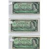 Image 1 : (3) 1967 Canadian One Dollar Bills
