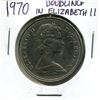 Image 1 : 1970 Canadian Nickel Dollar (Doubling In Elizabeth II)