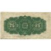Image 2 : 1900 Dominion Of Canada 25 Cent Shinplaster Banknote