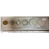 Image 2 : 1952 Canadian Coin Set 50 Cents To 1 Cent