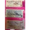 Image 2 : Complete Set Of Canadian Bills 2 Dollars To 100 Dollars (Various Years)